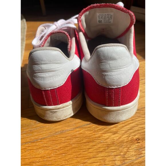Adidas Mens Stan Smith Original Red Sneakers Size 9 US  B3789 Tennis Shoes main image 8